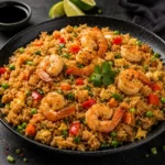 Stekt Ris - Scampi